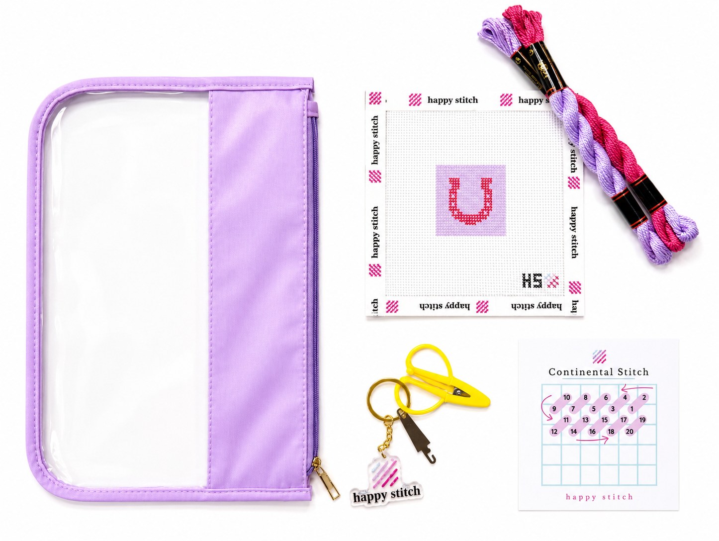 Color of project bag and scissors may vary.