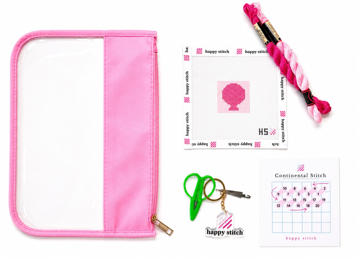Color of project bag and scissors may vary.