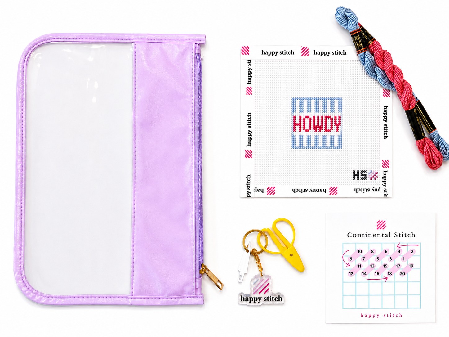 Color of project bag and scissors may vary.