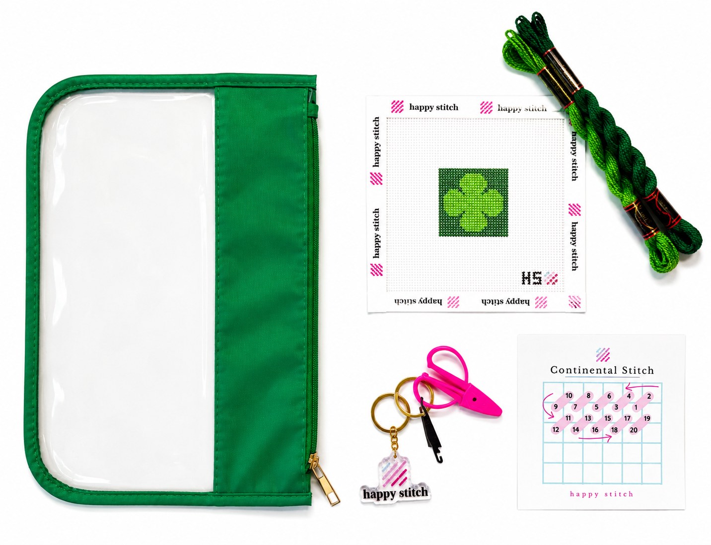 Color of project bag and scissors may vary.