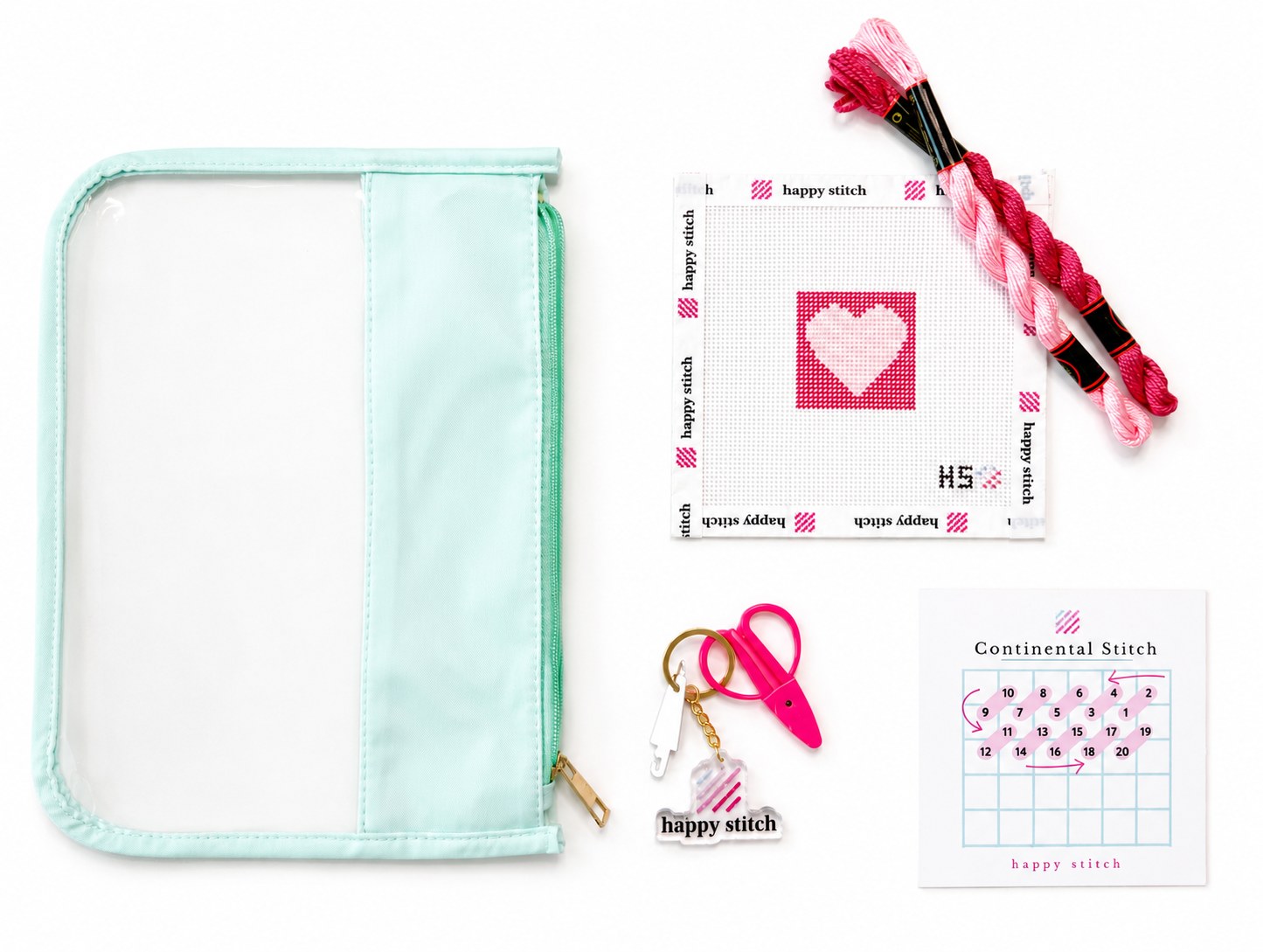 Color of project bag and scissors may vary.