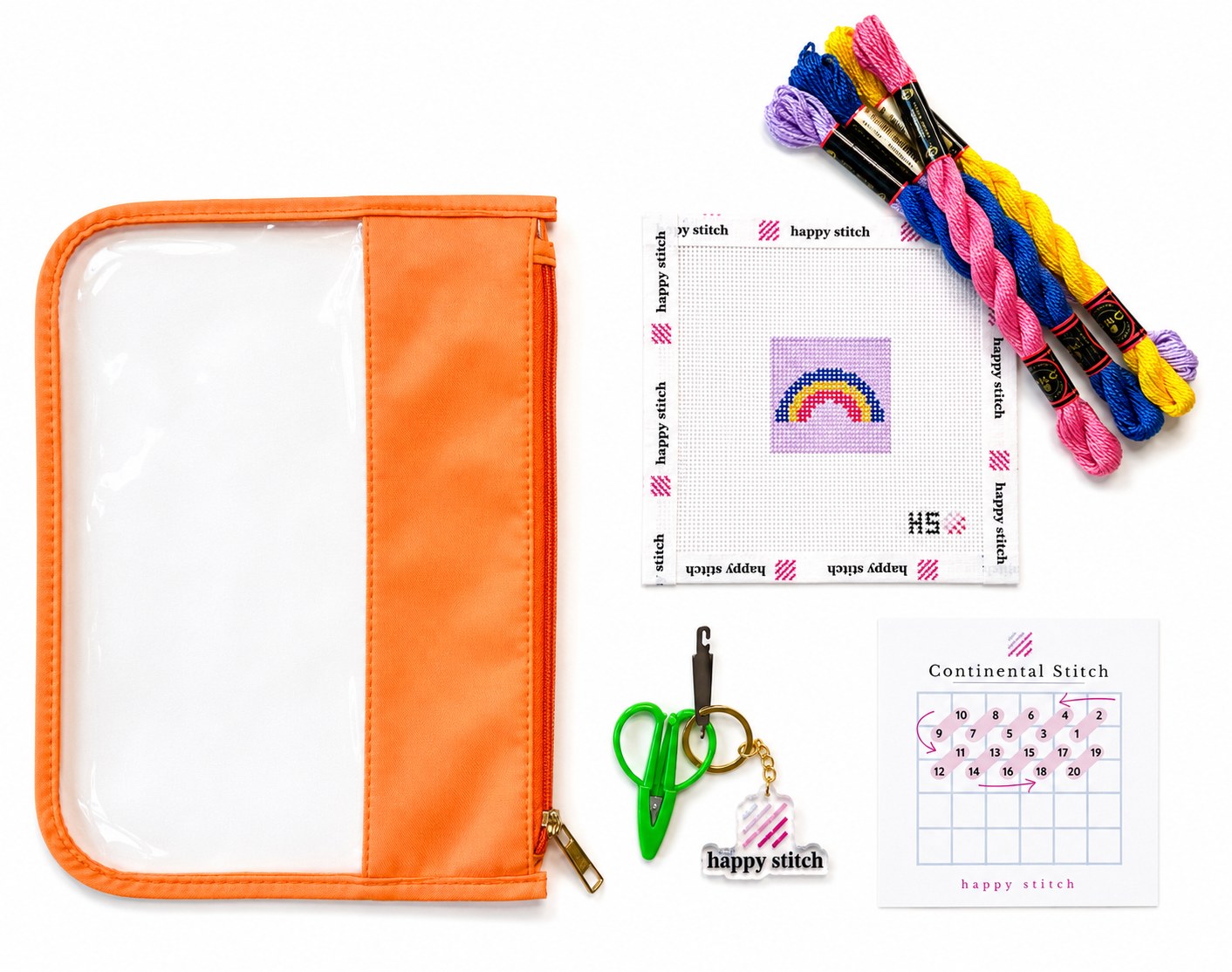 Color of project bag and scissors may vary.