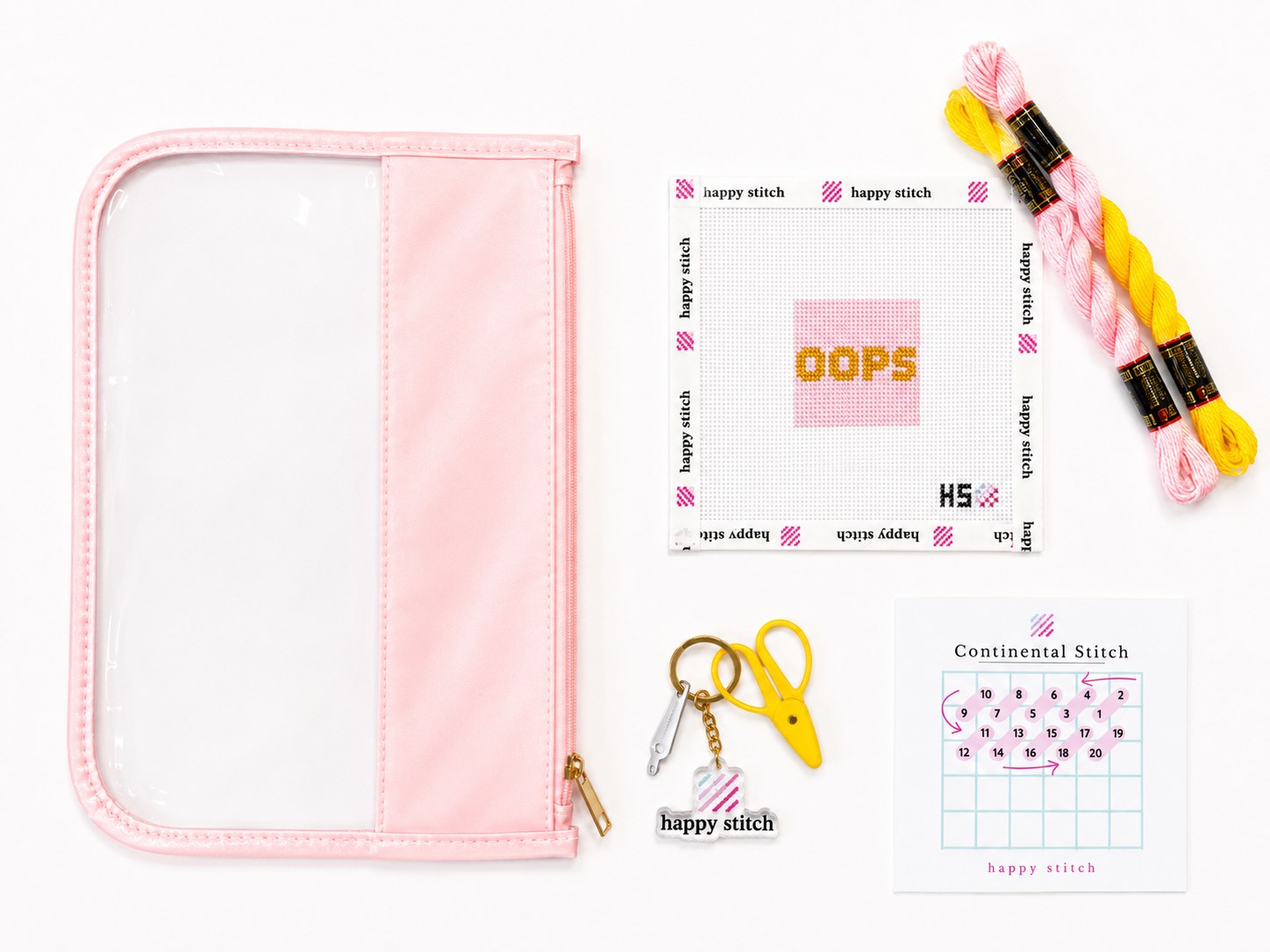 Color of project bag and scissors may vary.