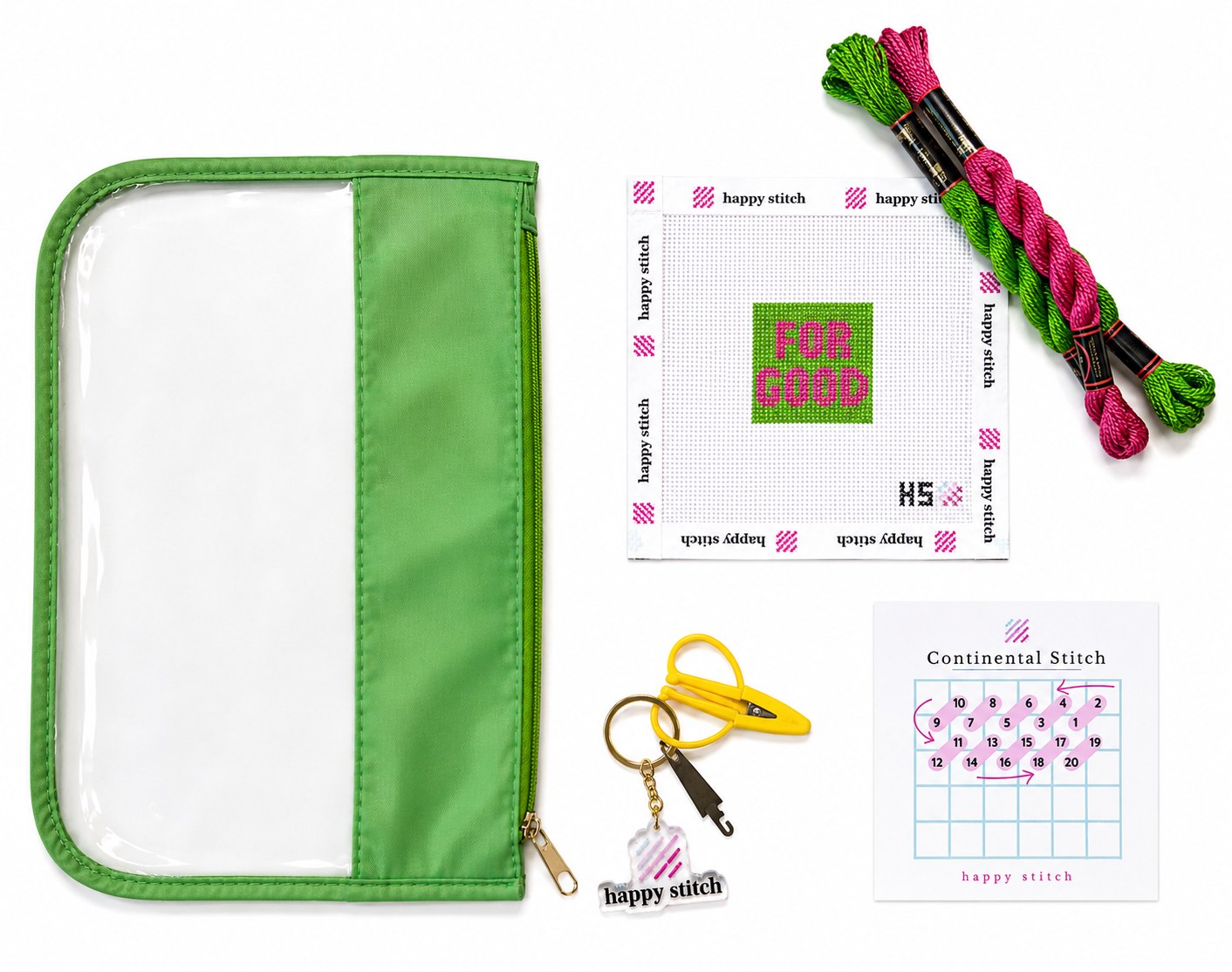 Color of project bag and scissors may vary.