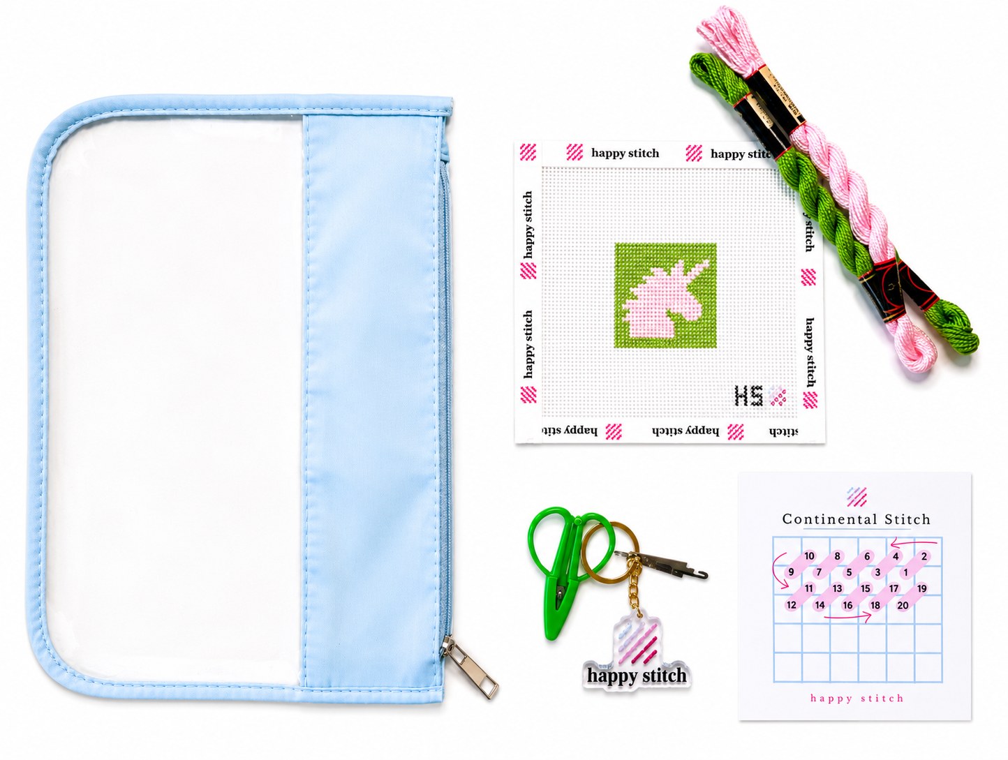 Color of project bag and scissors may vary.