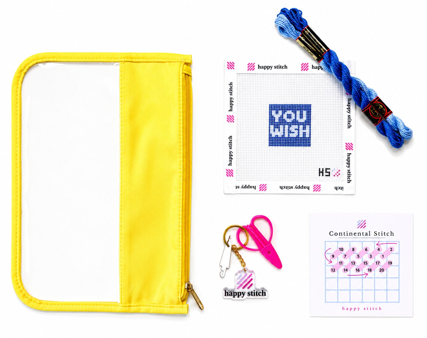 Color of project bag and scissors may vary.